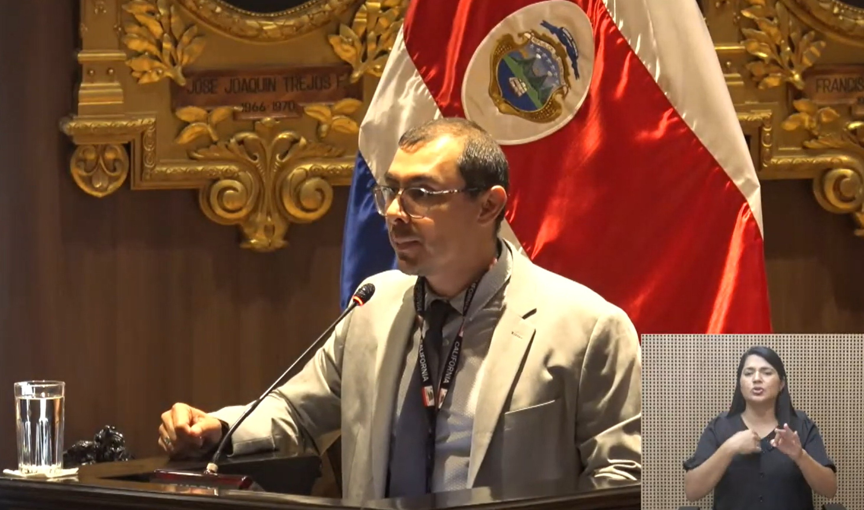 Parrish ante el público